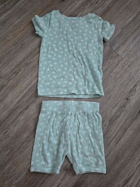 Old Navy Mint Green Star-Print Kids Pajama Set